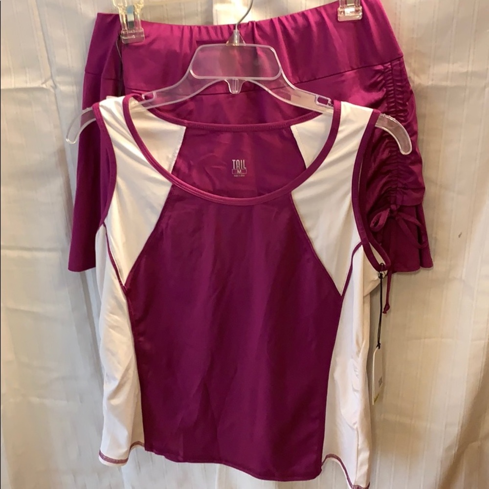 TAIL matching tennis skort